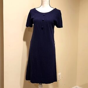 Anthropologie Knit Tunic Dress Violet S